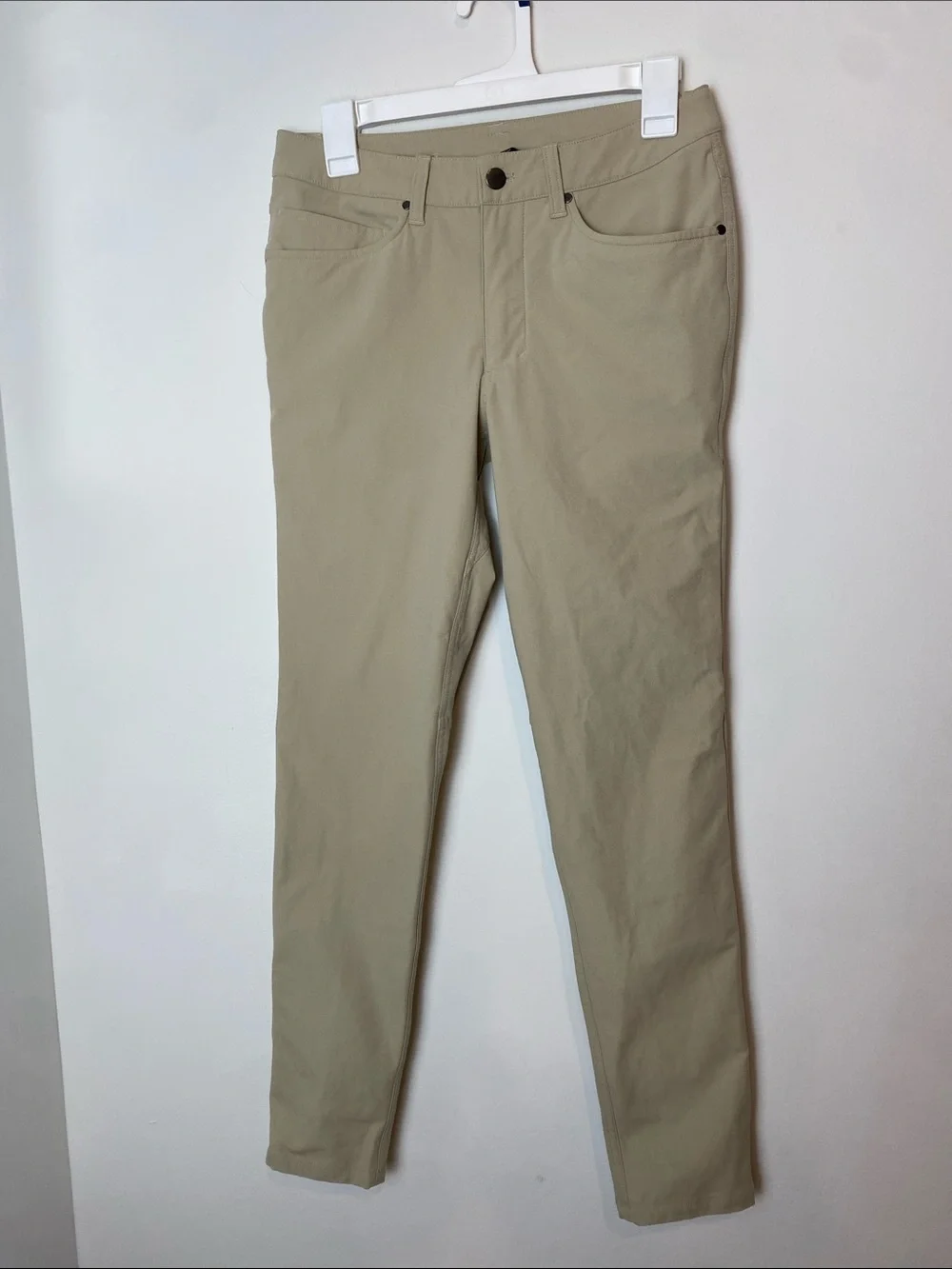 LULULEMON ABC Classic-Fit 5 Pocket Pant Performance Warpstreme Khaki Size 28
